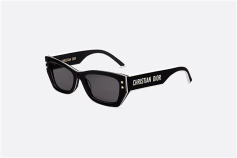 DiorPacific S2U Black Rectangular Sunglasses 